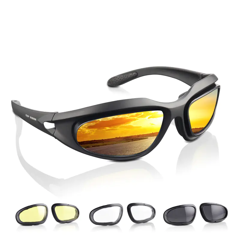 Motorcycle Cycling Glasses With Interchangeable Lens Motorcycle Cycling Glasses With Interchangeable Lens